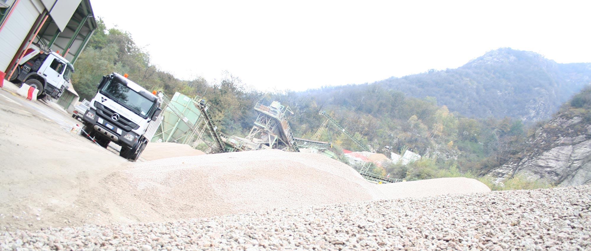 Produzione di inerti in granito