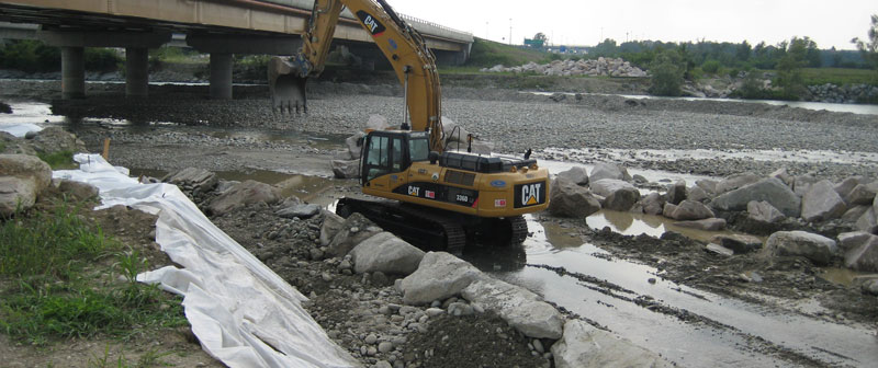 Sistemazione lungo il fiume Dora